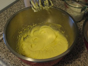 eggs are now beaten in